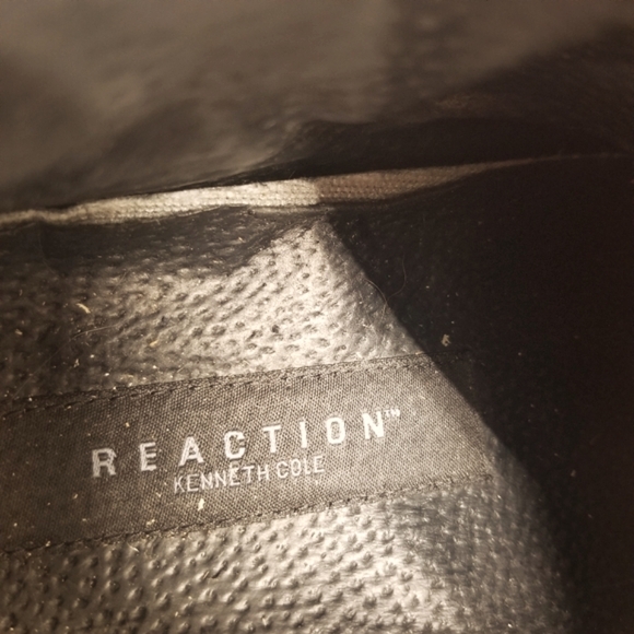 Kenneth Cole Reaction Mens Size 12 Black Leather Oxford Derby Ankle Lace… - Picture 9 of 12